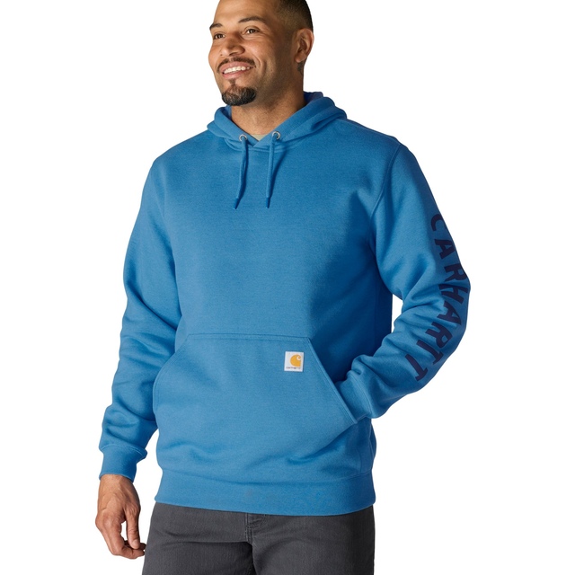 Carhartt Men's Boyfriend Rain Defender® Midweight Graphic Cotton Blend Fleece Hoodie