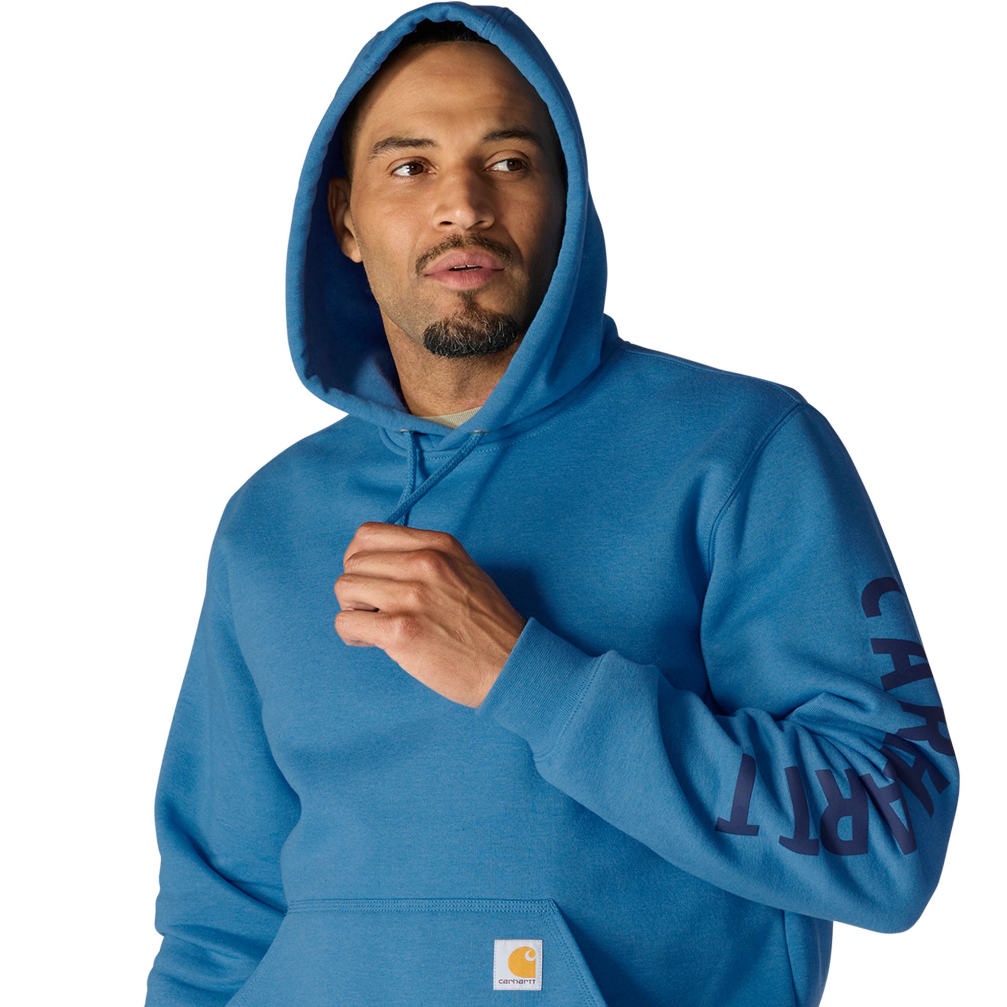 Carhartt Men's Boyfriend Rain Defender® Midweight Graphic Cotton Blend Fleece Hoodie