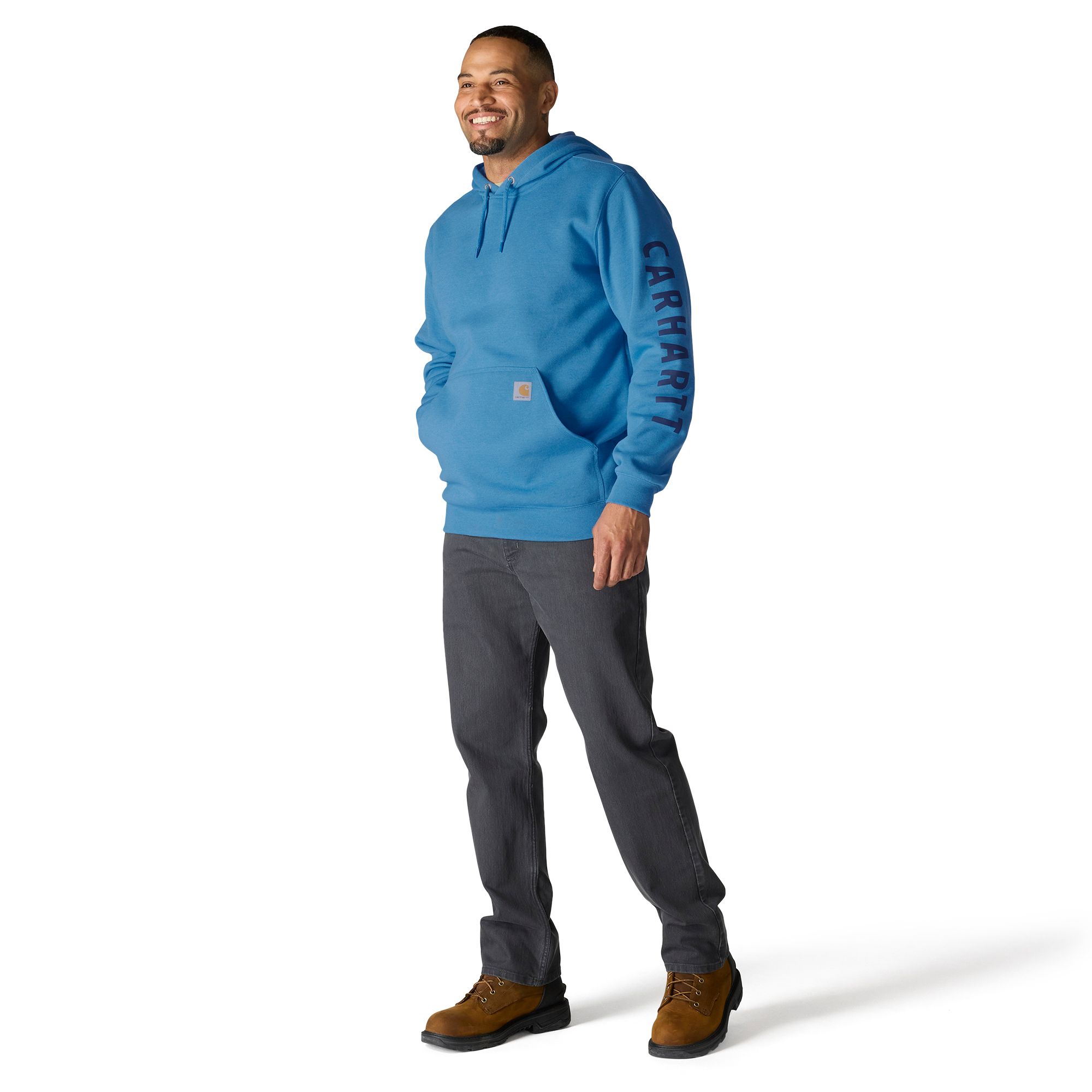 Carhartt Men's Boyfriend Rain Defender® Midweight Graphic Cotton Blend Fleece Hoodie