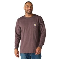 Carhartt Men's Back Graphic Long Sleeve T Shirt Front_Flat