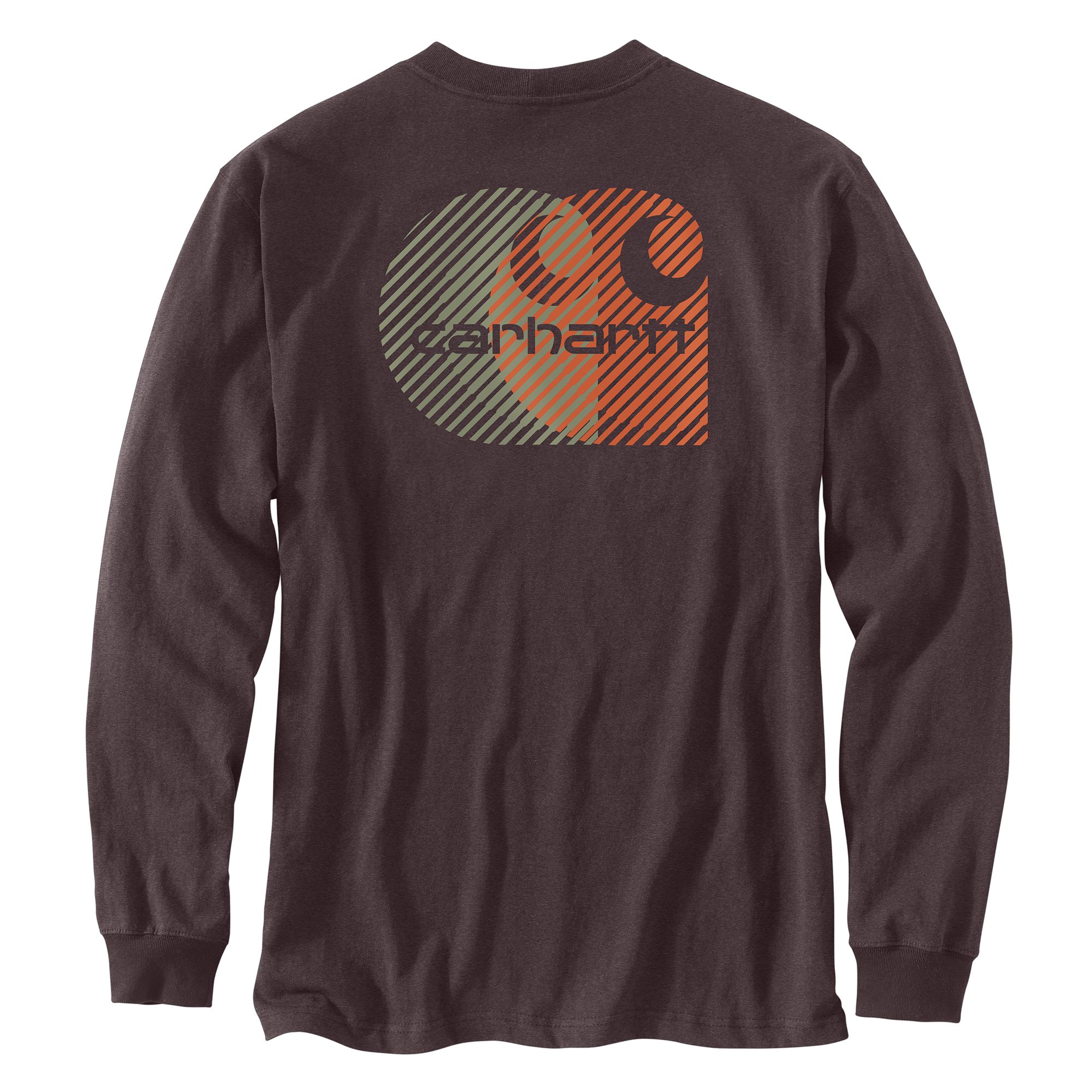 Carhartt Men's Back Graphic Long Sleeve T Shirt
