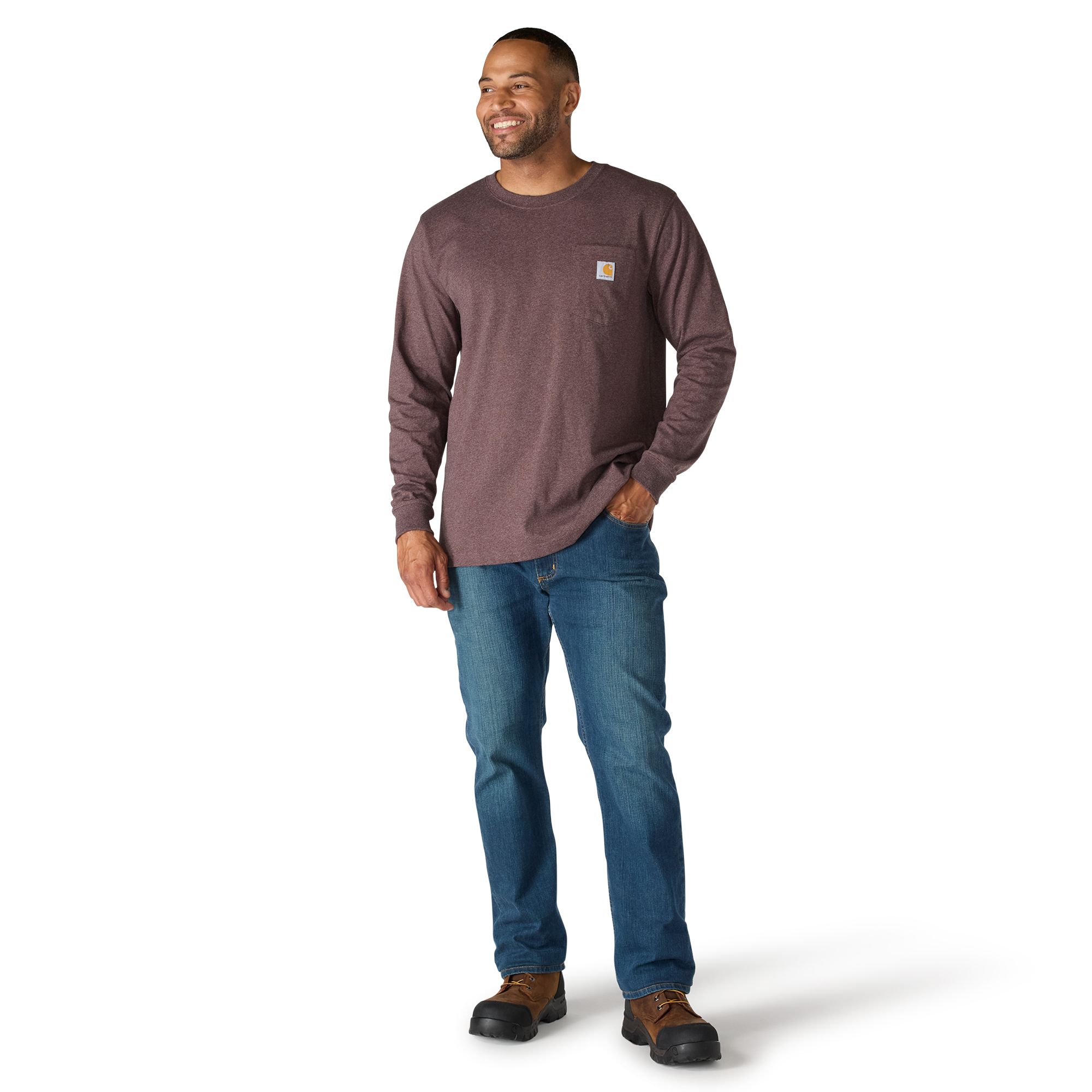 Carhartt Men's Back Graphic Long Sleeve T Shirt