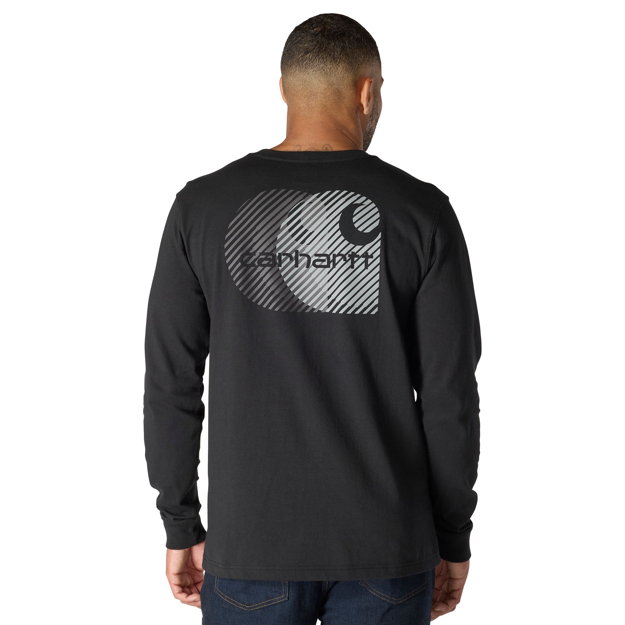 Carhartt Men's Back Graphic Long Sleeve T Shirt