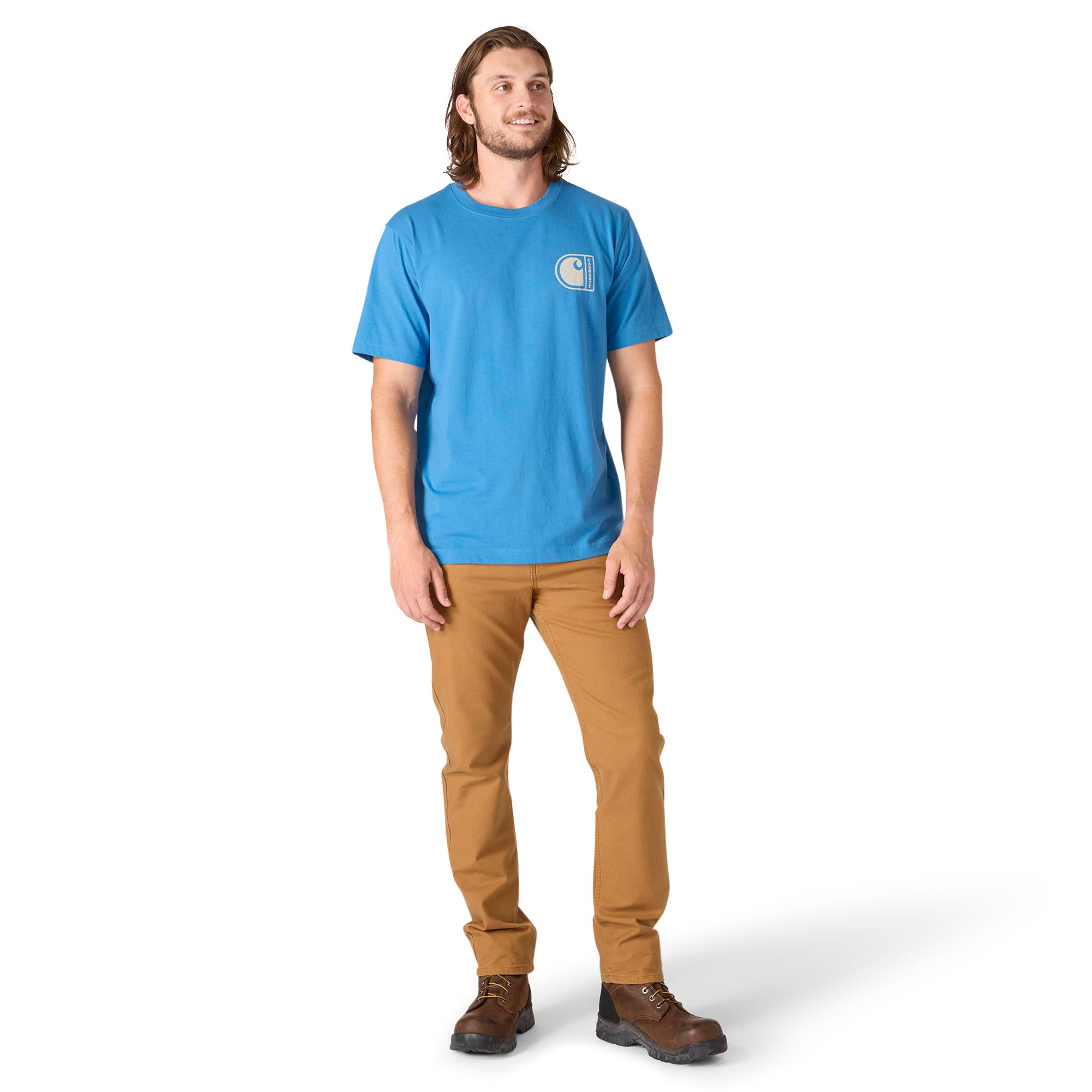 Carhartt Men's Lightweight Graphic Workwear T-shirt