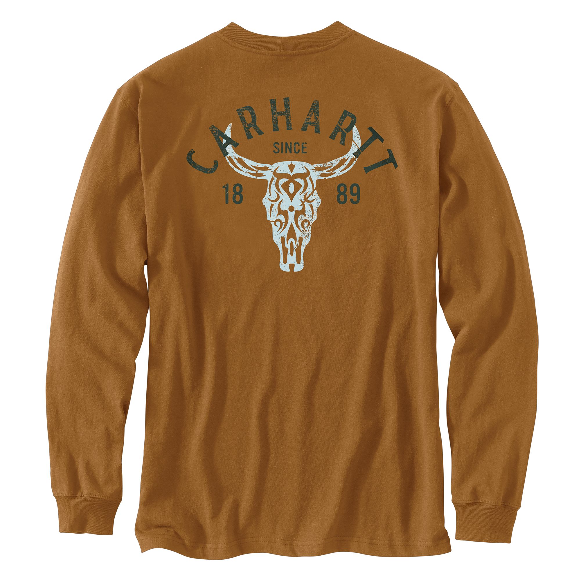 Carhartt Men's Heavyweight Longhorn Long Sleeve T-shirt
