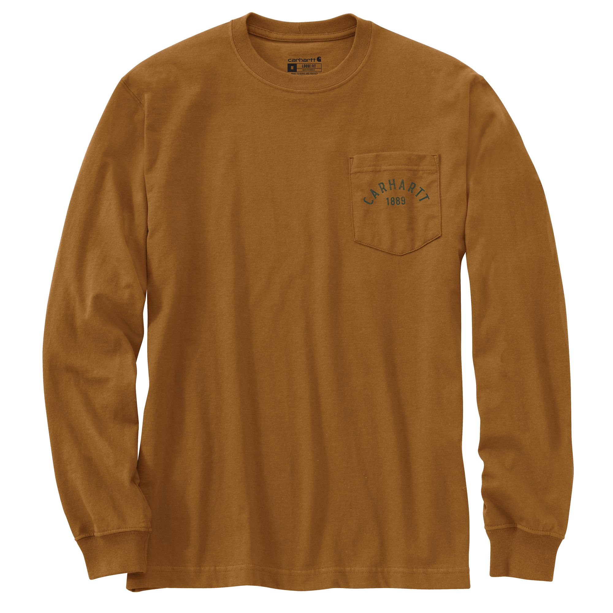 Carhartt Men's Heavyweight Longhorn Long Sleeve T-shirt