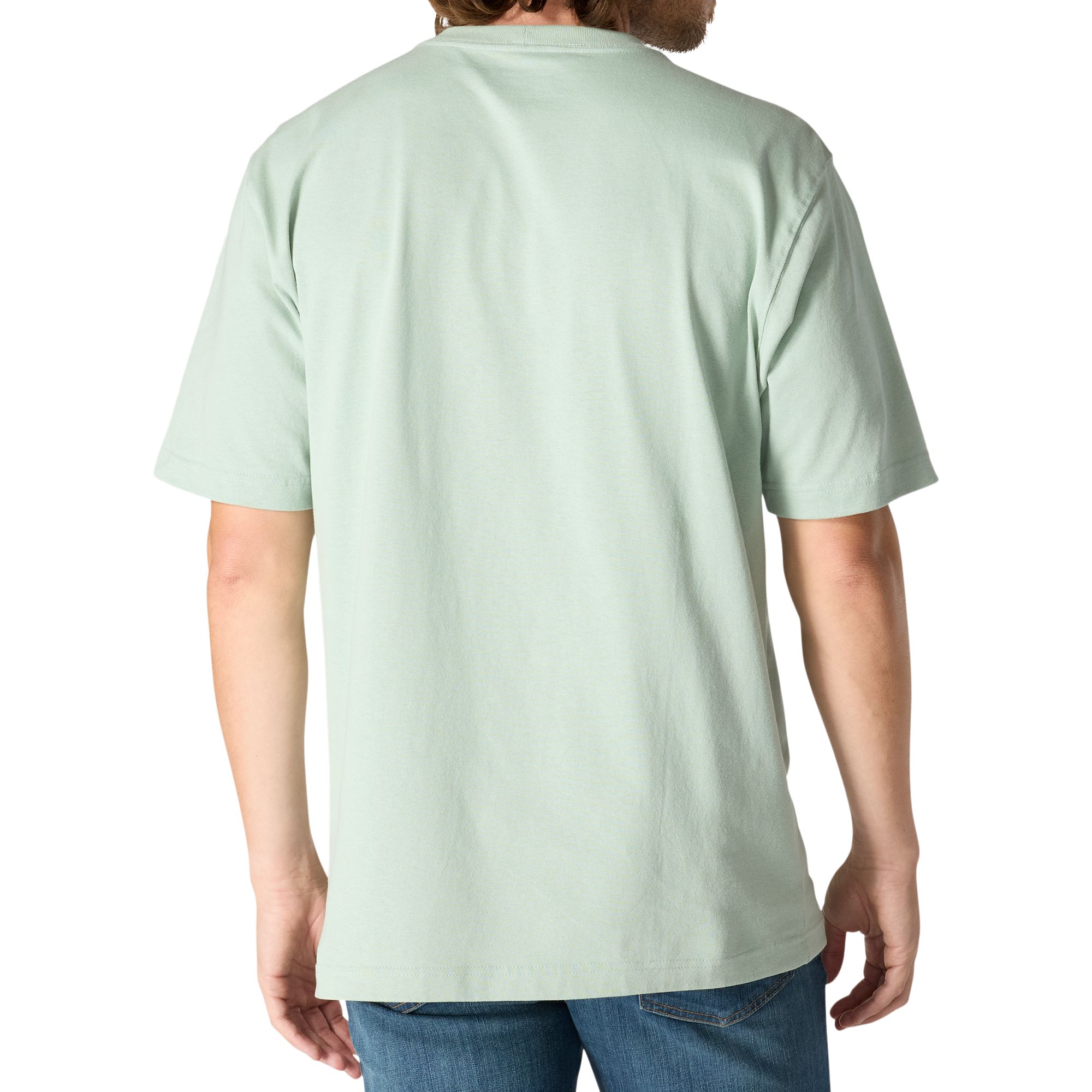 Carhartt Men's Heavyweight Logo Cotton Blend T-shirt