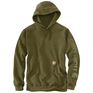 Carhartt Men's Logo Sleeve Pullover Hoodie
