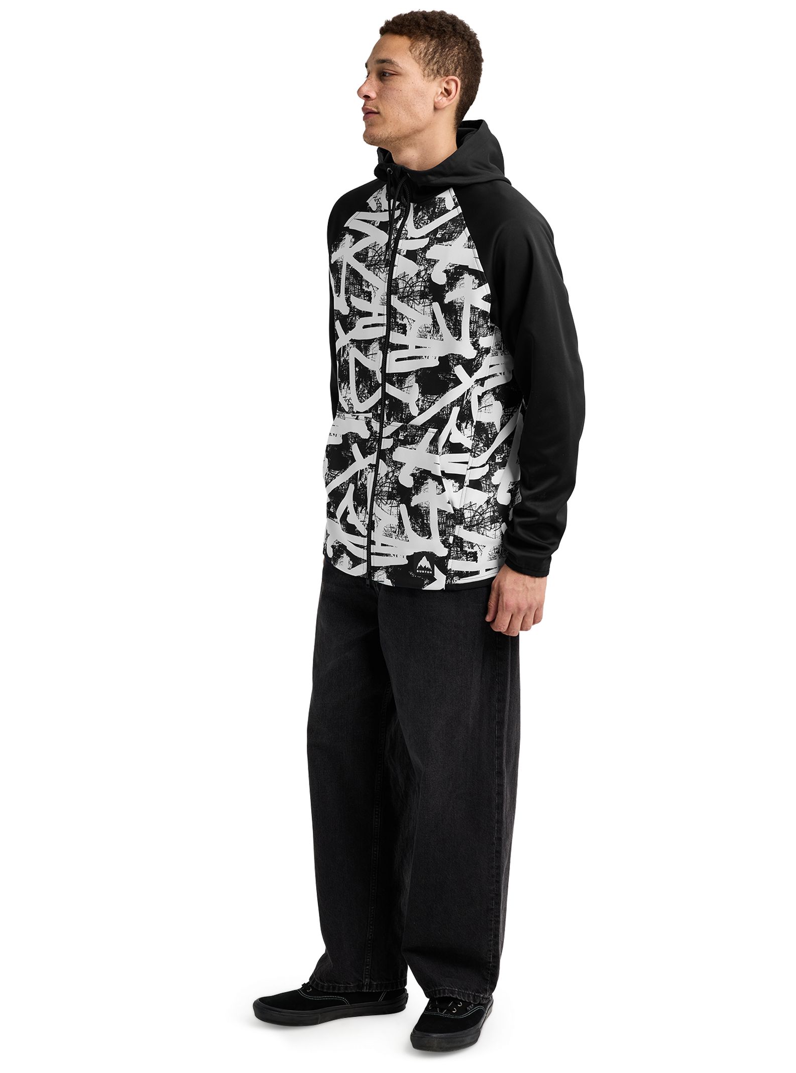 Burton Men's Crown Waterproof Full Zip Hoodie