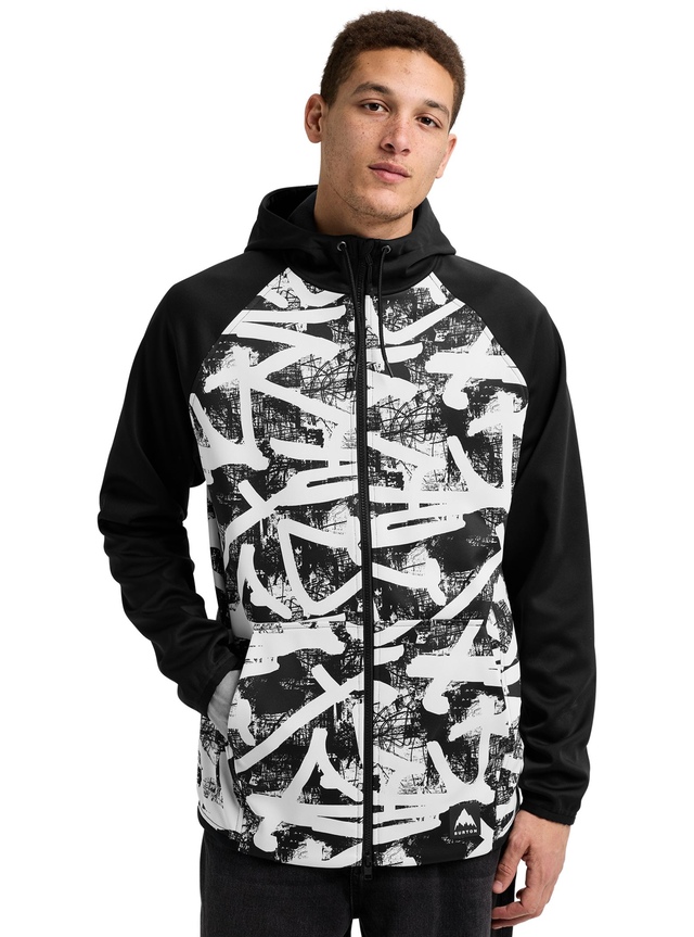 Burton Men's Crown Waterproof Full Zip Hoodie