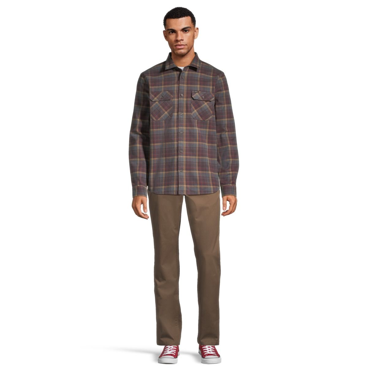 O'Neill Men's Winslow Long Sleeve Flannel Shirt
