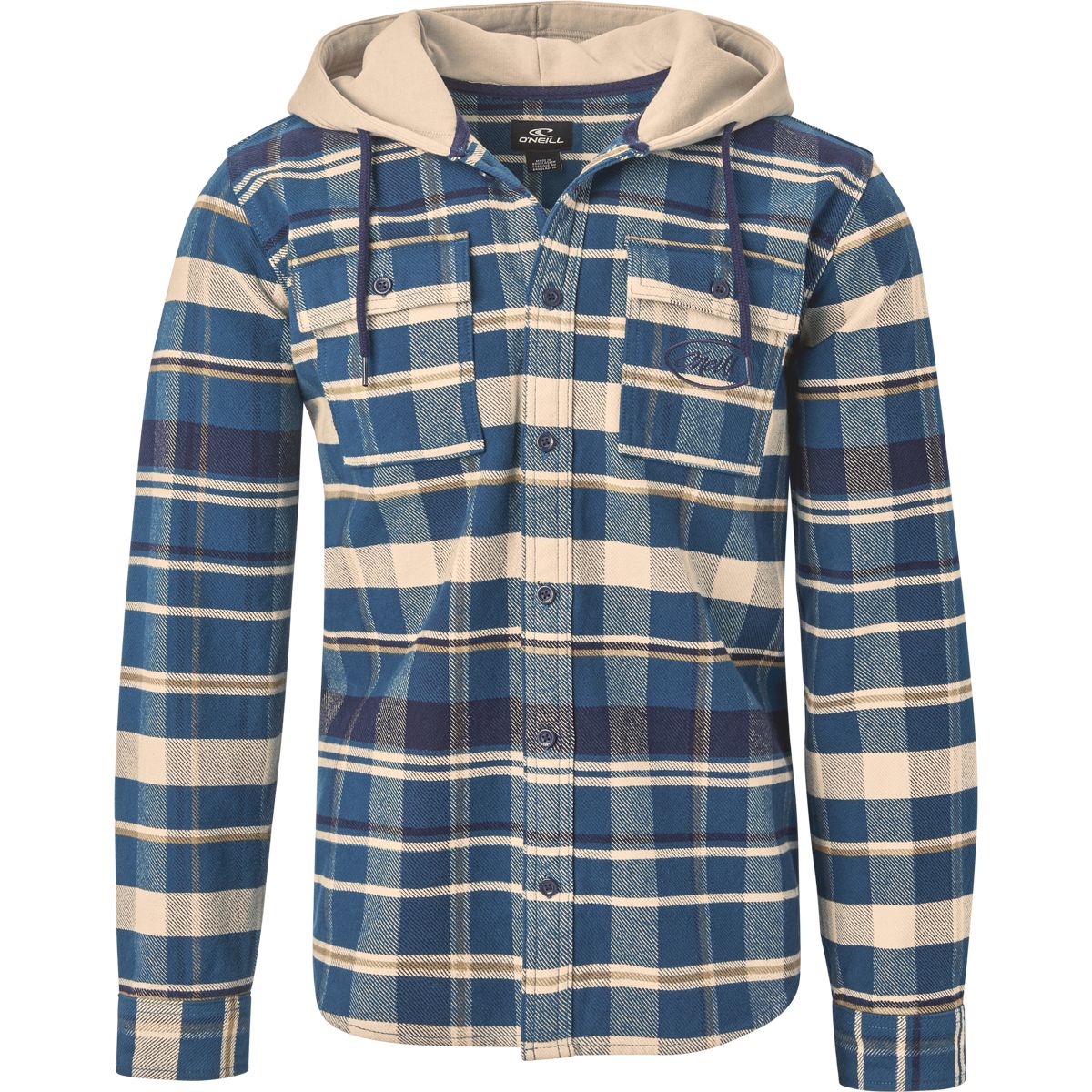 O'Neill Men's Archer Hooded Flannel Shirt