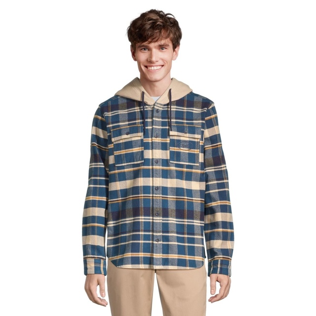 O'Neill Men's Archer Hooded Flannel Shirt