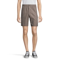 O'Neill Men's Reserve Light 18" Hybrid Shorts with Elastic Waist Front_Flat