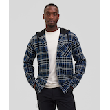 Ripzone Men's Bretton Hooded Flannel Shirt Front_Flat