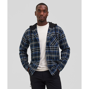 Ripzone Men's Bretton Hooded Flannel Shirt