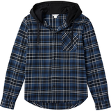 Ripzone Men's Bretton Hooded Flannel Shirt Front_Flat