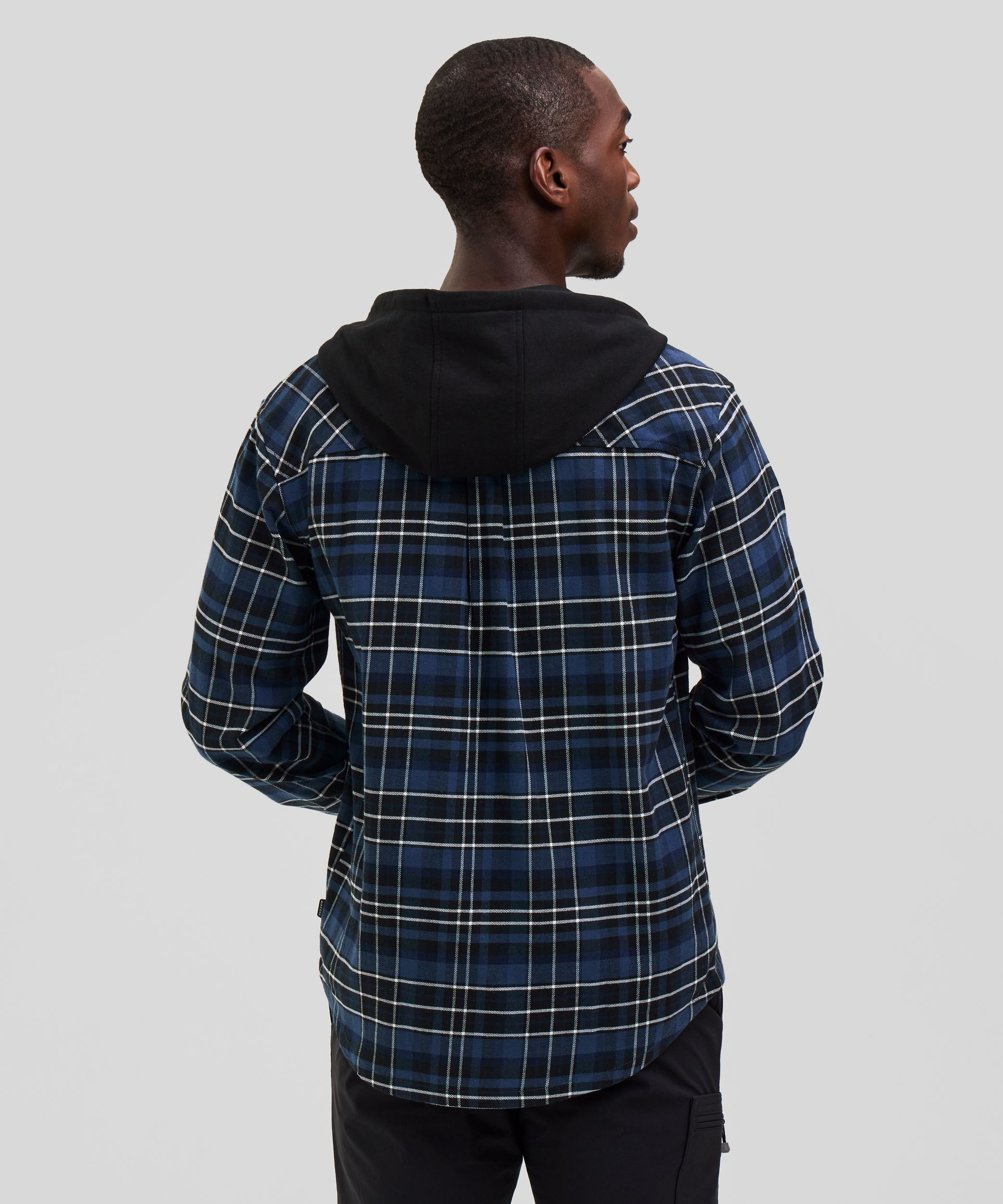 Ripzone Men's Bretton Hooded Flannel Shirt