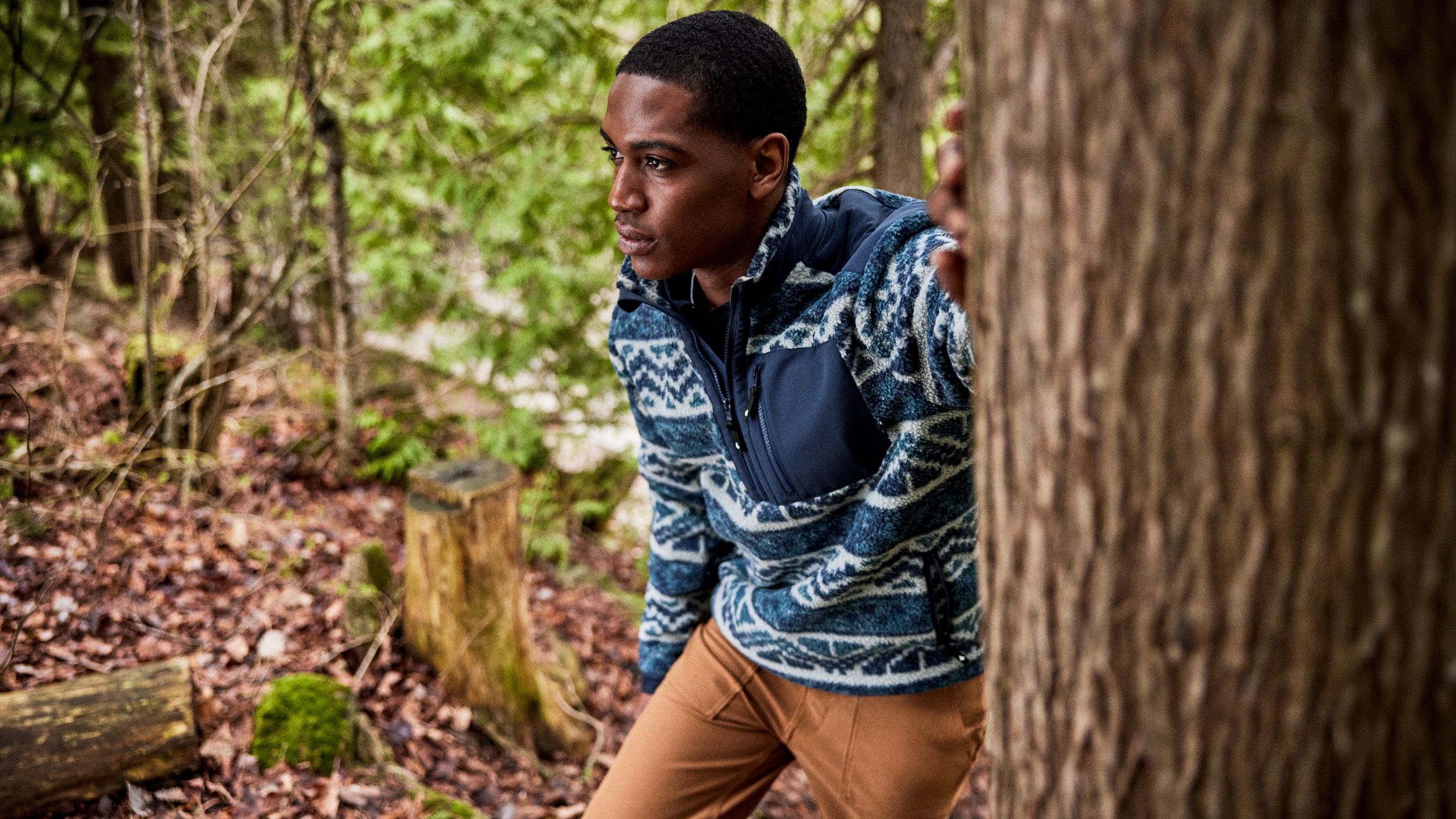 Woods Men's Sheddin 1/4 Zip Relaxed Fit Outdoor Long Sleeve Top