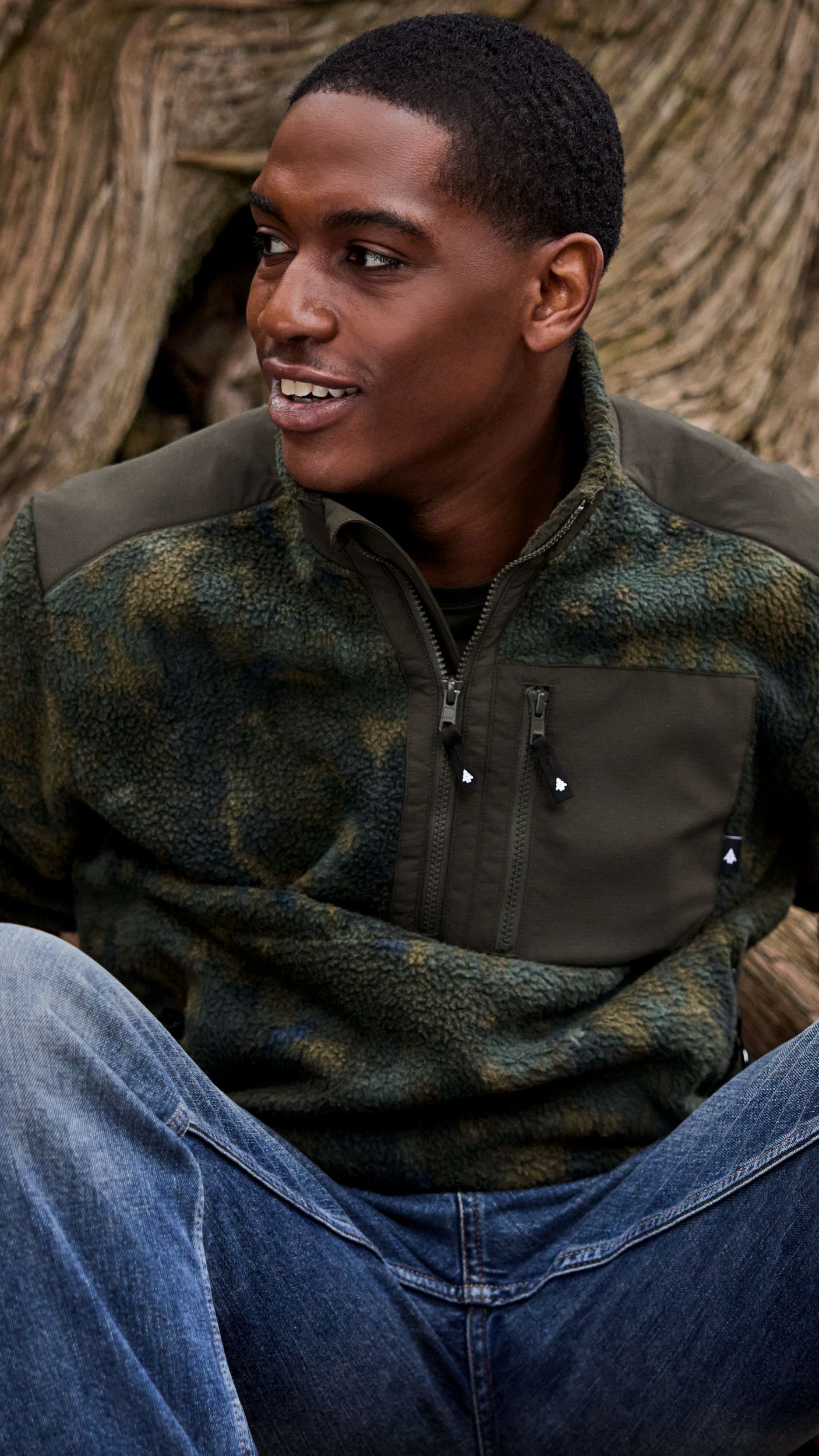 Woods Men's Sheddin 1/4 Zip Relaxed Fit Outdoor Long Sleeve Top