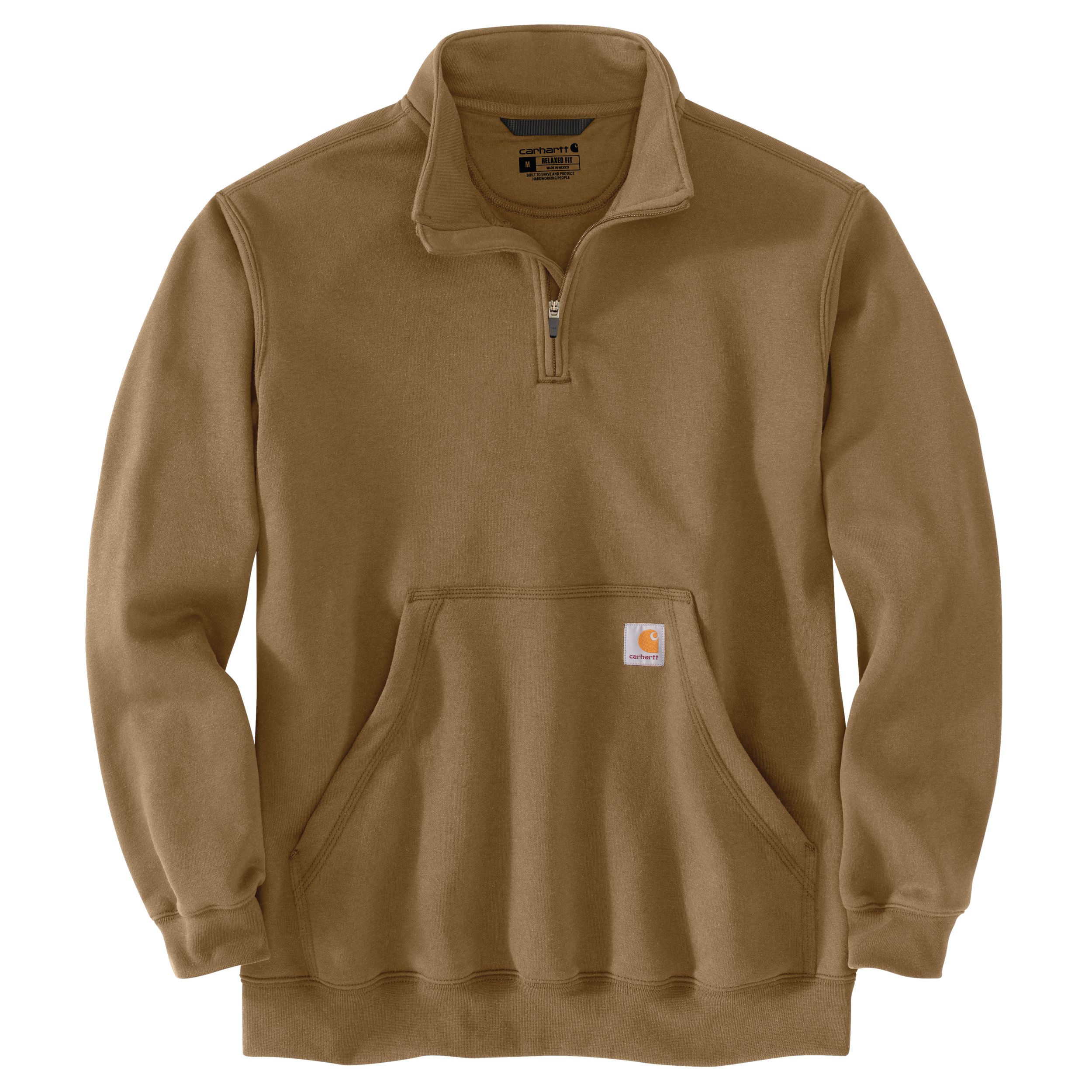 Carhartt Men's Midweight Mock Neck Quarter Zip Sweatshirt