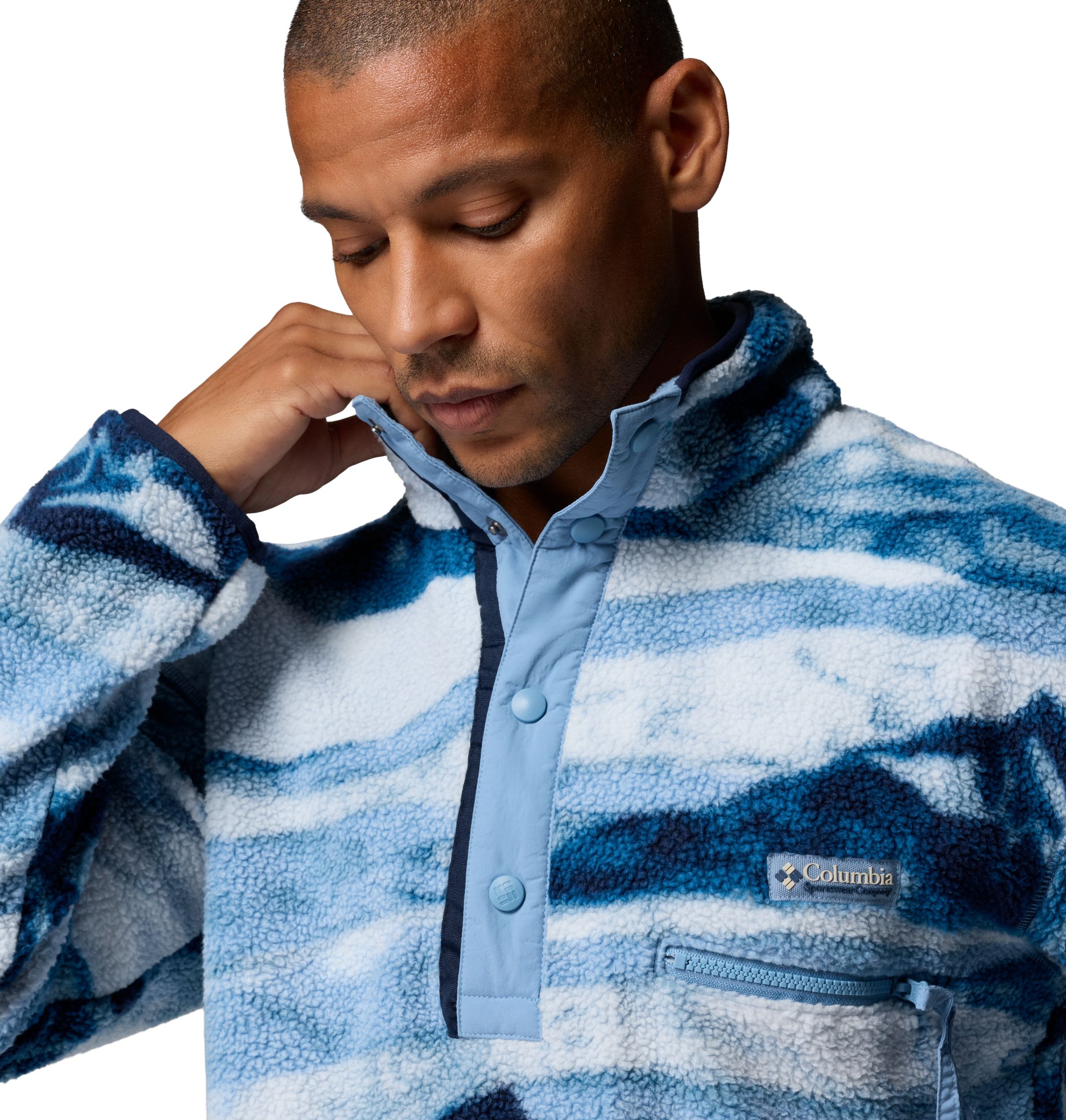 Columbia Men's Helvetia™ II Printed Half Snap Fleece Pullover