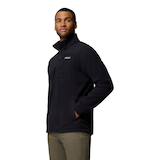 Columbia Men's Jasper Ridge Pebble 1/2 Zip Long Sleeve Fleece Top Front_Angled_Left