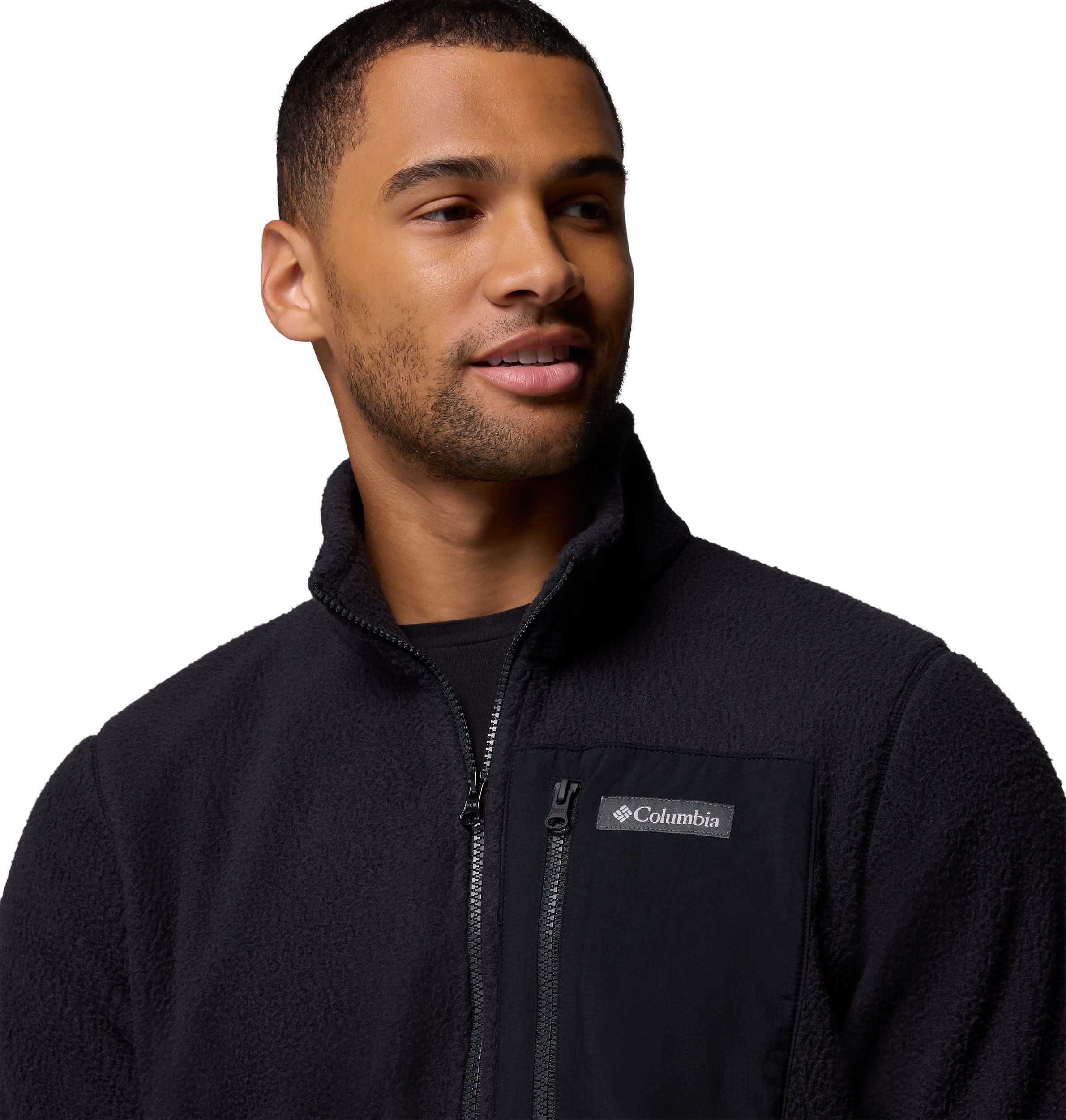 Columbia Men's Jasper Ridge Pebble 1/2 Zip Long Sleeve Fleece Top