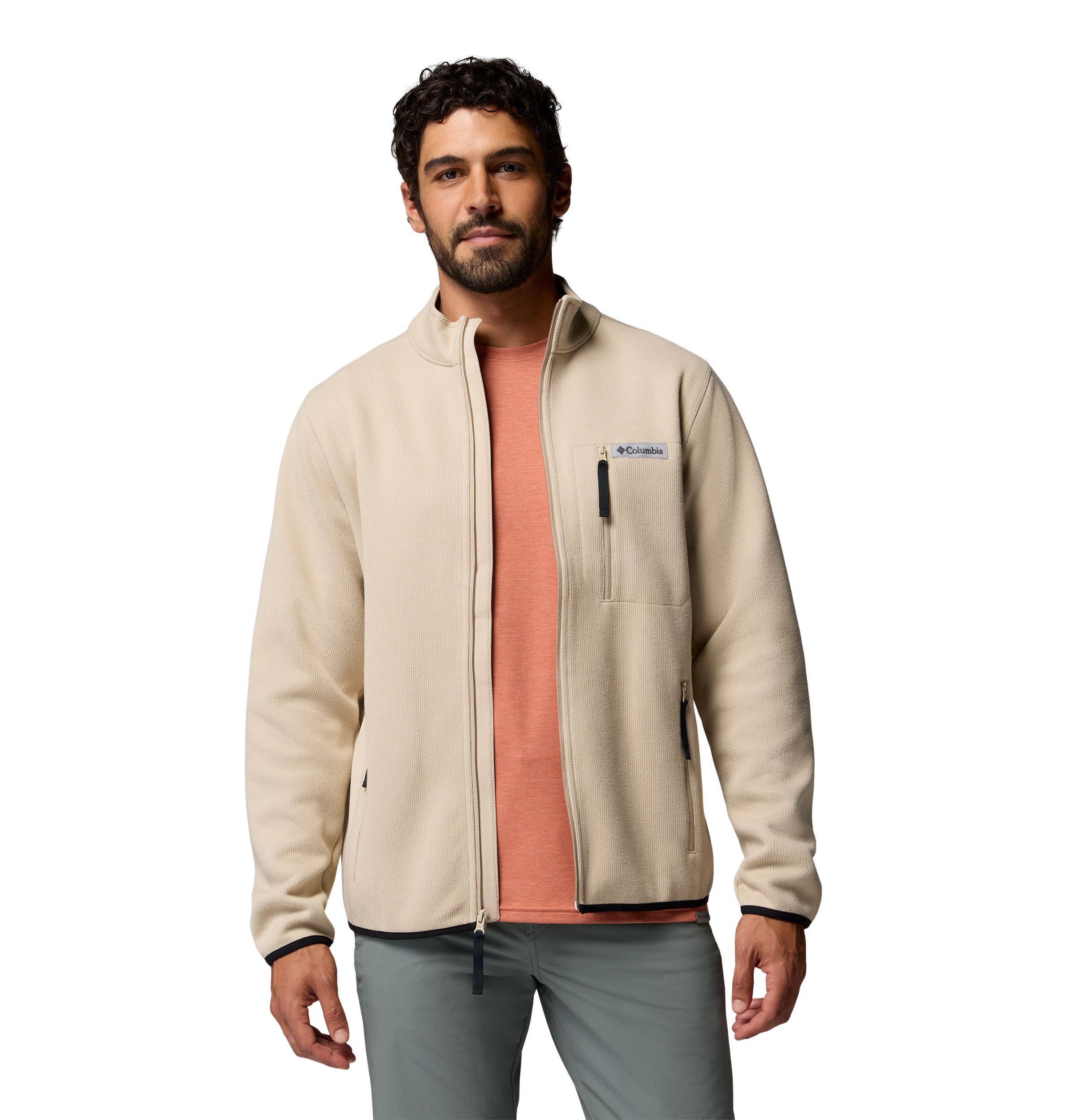 Columbia Men's Sweater Weather Full Zip Long Sleeve Fleece Top
