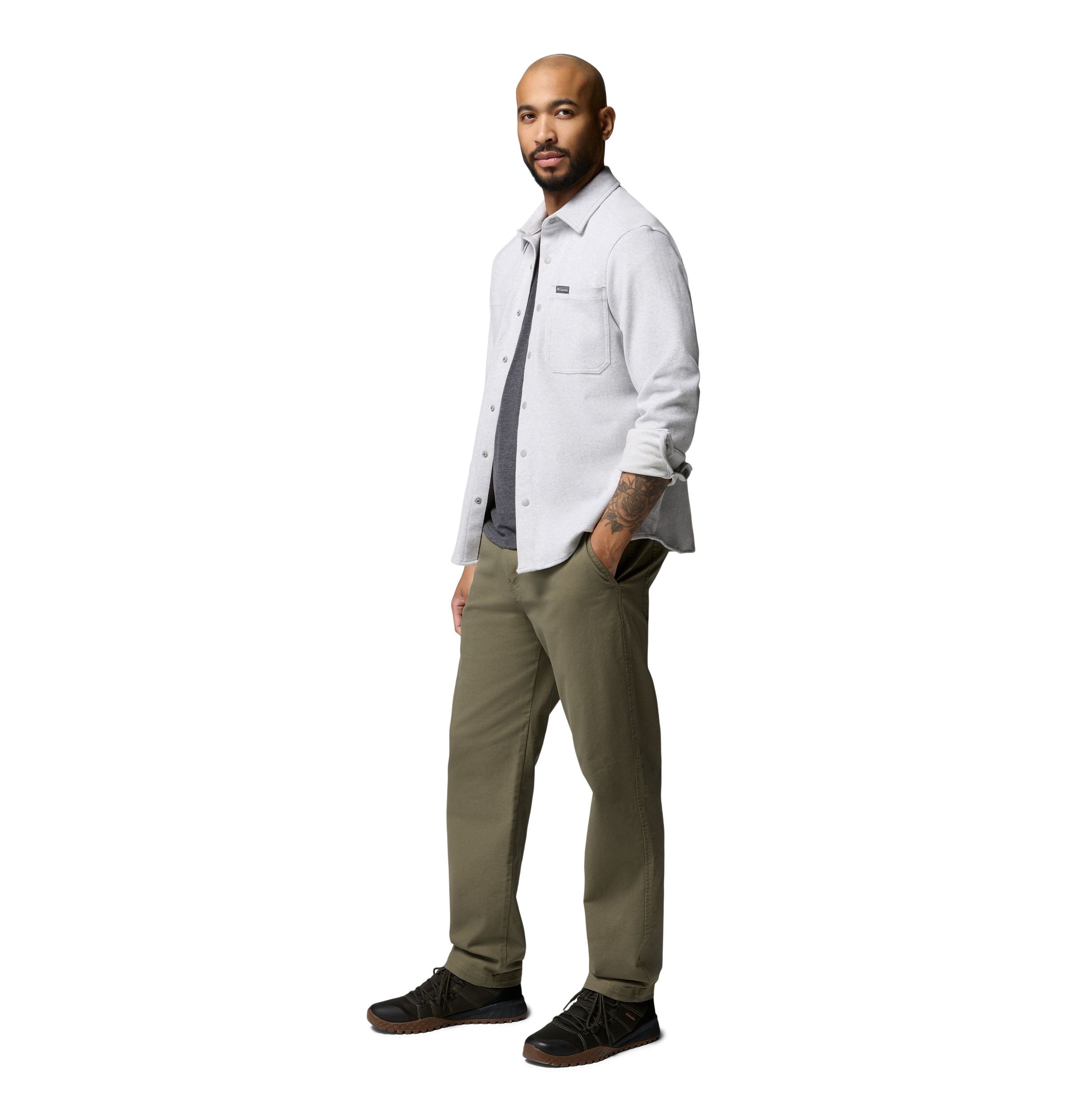 Columbia Men's Twill River Knit Long Sleeve Shirt