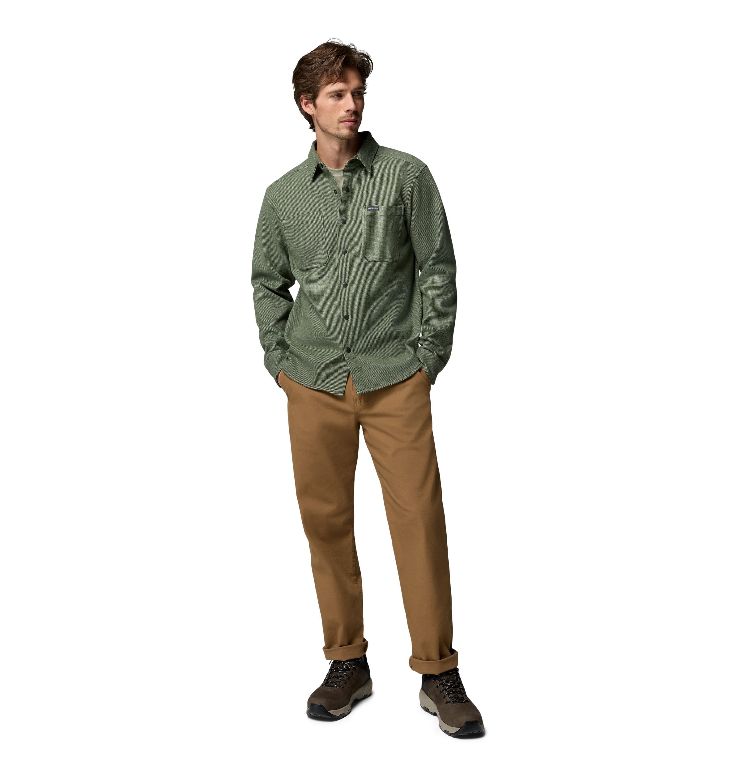 Columbia Men's Twill River Knit Long Sleeve Shirt