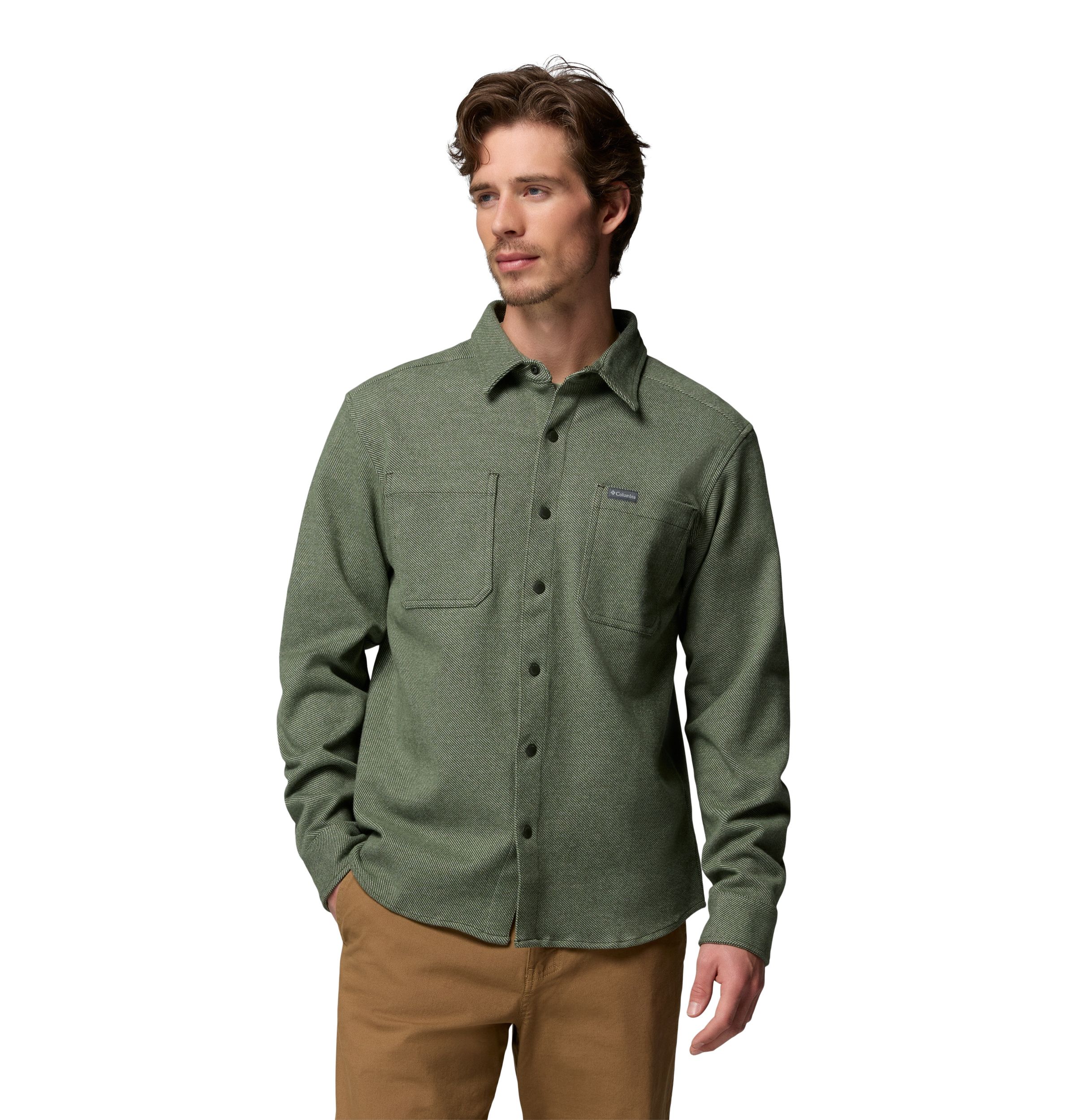 Columbia Men's Twill River Knit Long Sleeve Shirt