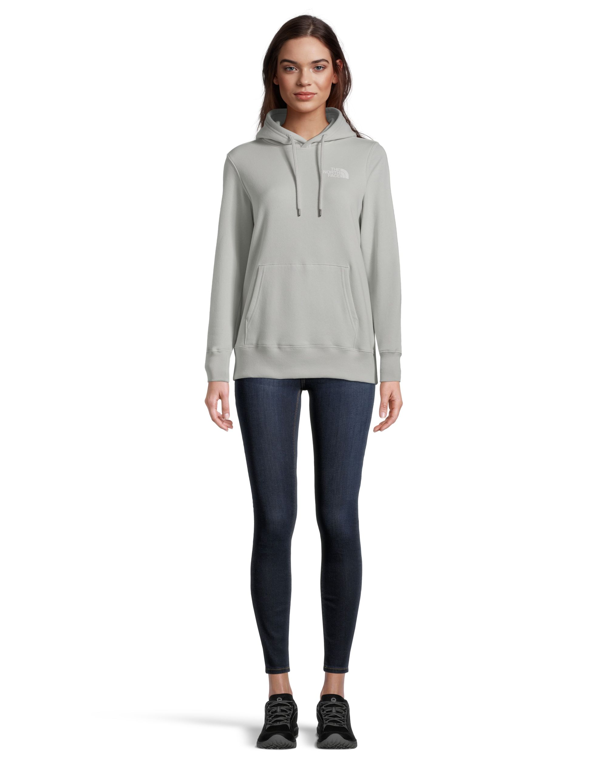 The North Face Women's Box NSE Pullover Hoodie, Cotton Blend, Kangaroo Pocket