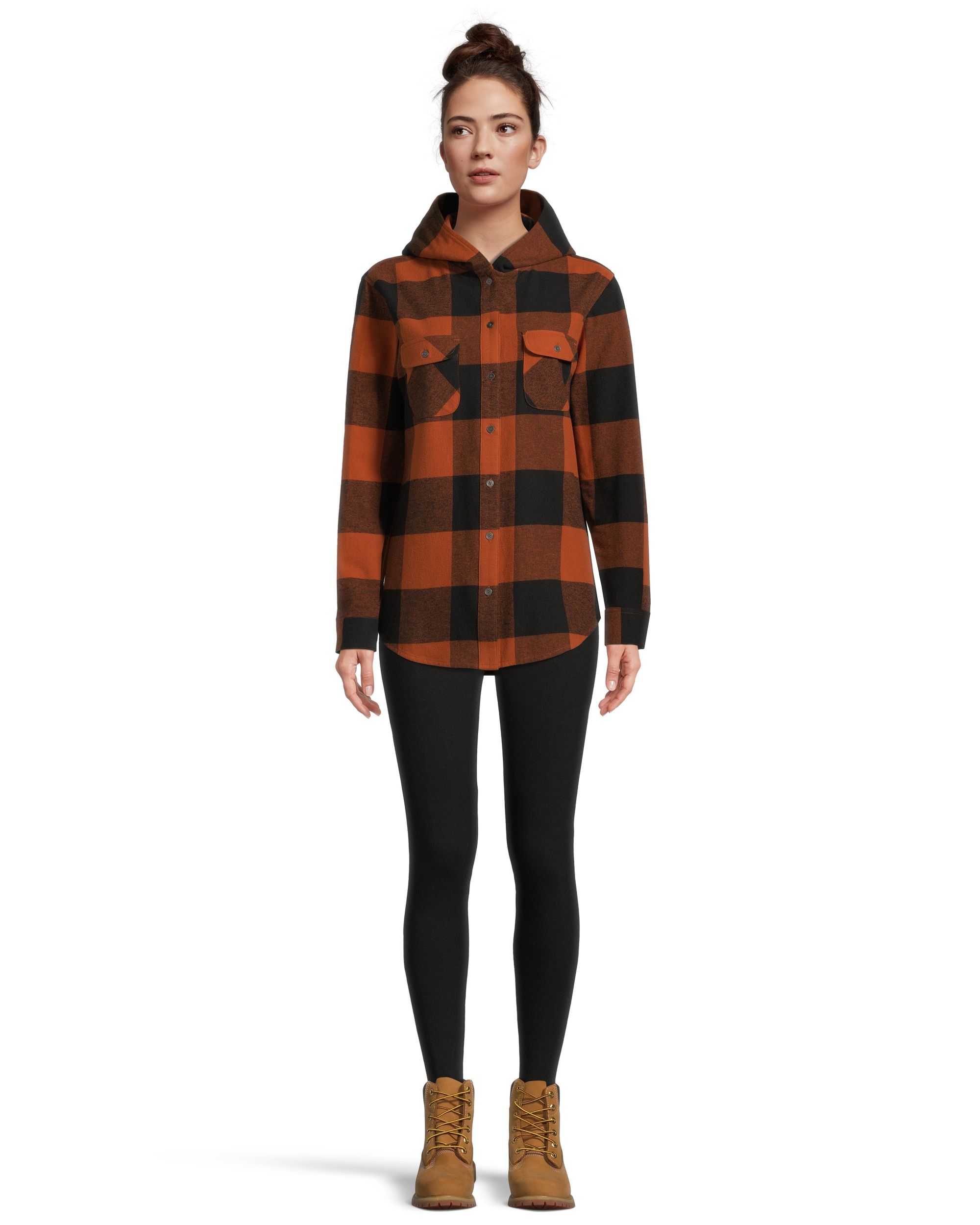 Ripzone Women's Apex Flannel Plaid Shirt, Plus Size