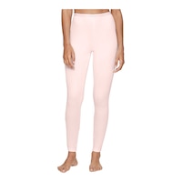 Calvin Klein Women's Pure Ribbed Sleep Leggings, Pants, Lounge, High Rise, Stretch Front_Flat