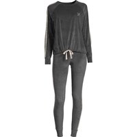 Hurley Women's Lounge Set, Long Sleeve Top and Leggings Front_Flat