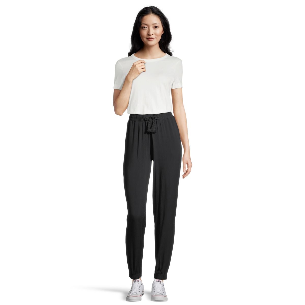 Ripzone Women's Stories Jogger Pants, Casual, Relaxed Fit, Mid Rise, Cropped