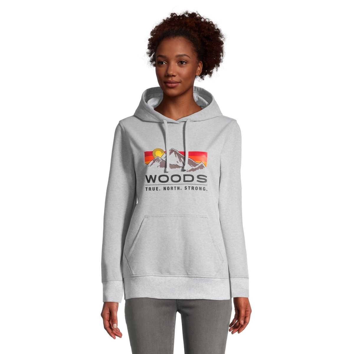 Woods Women's Lawson Pullover Hoodie, Cotton, Kangaroo