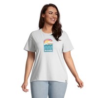 Woods Women's Cayley Graphic Cotton Blend T Shirt, Relaxed Fit Front_Flat