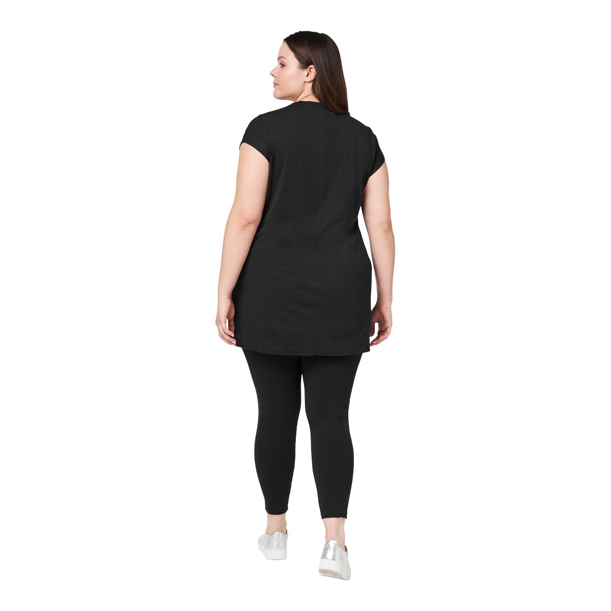 Friday FWD Women's Modal Short Sleeve Tunic Top, Relaxed Fit