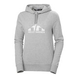 Helly Hansen Women's Nord Graphic Pullover Hoodie, 100% Cotton, Kangaroo Pocket Front_Flat