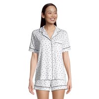 Ripzone Women's Rille Button Up Pajama Shirt Front_Flat