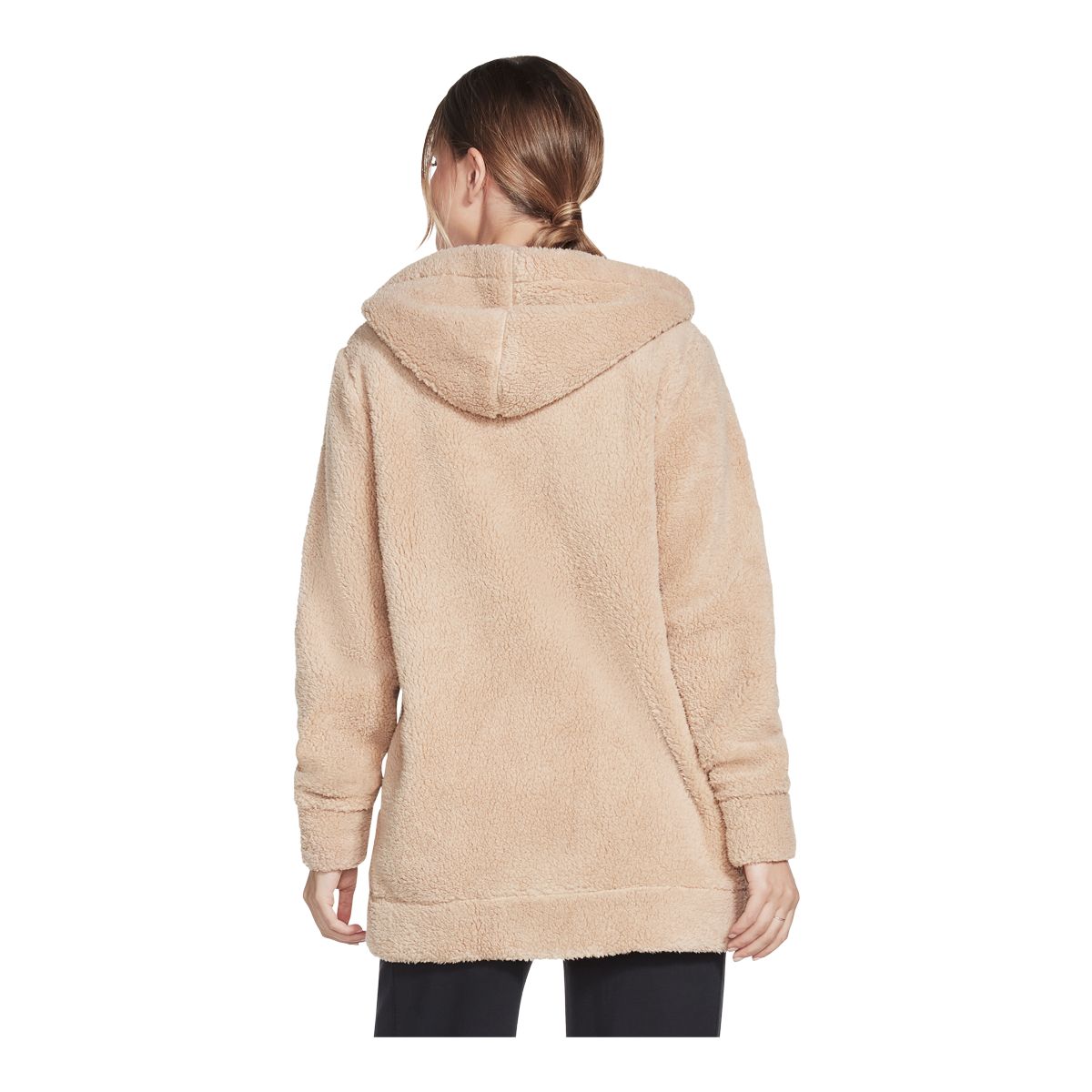 Skechers Women's Blissful Full Zip Jacket Hoodie, Plush, Oversized