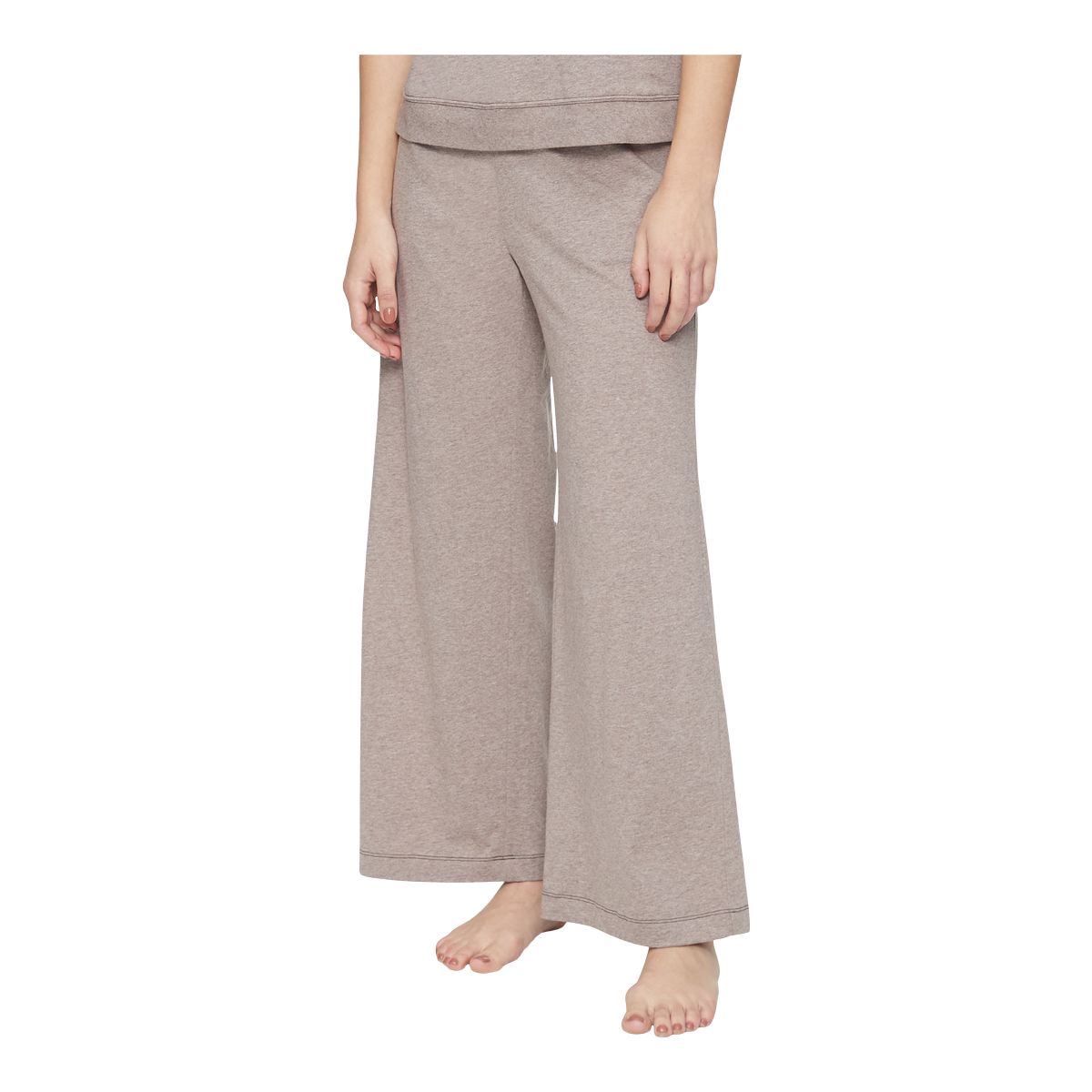 Calvin Klein Women's Comfort Logo Sleep Pants, Lounge, Relaxed Fit, Wide  Leg