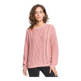 Roxy Women's England Skies Sweater Front_Angled_Left