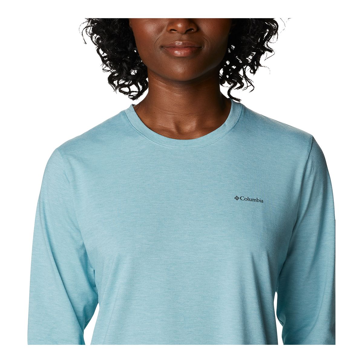 Columbia Women's PFG Tidal Tee Heather Long Sleeve Shirt, UV