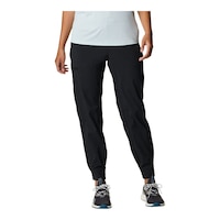 Columbia Women's On The Go Jogger Pants, Hiking, Casual, Mid Rise, Stretch Front_Flat