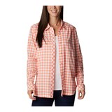 Columbia Women's Camp Henry III Long Sleeve Shirt Front_Flat