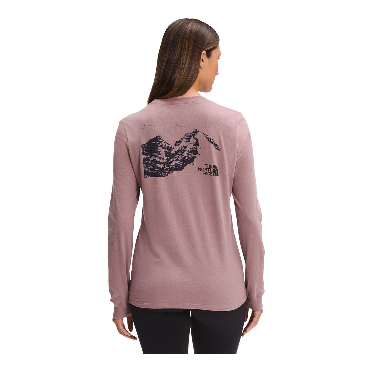 The North Face Women's Snowy Mountain Long Sleeve Cotton Hiking T Shirt