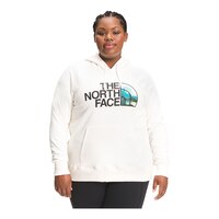 The North Face Women's Half Dome Pullover Hoodie, Plus Size, Kangaroo Pocket Front_Flat